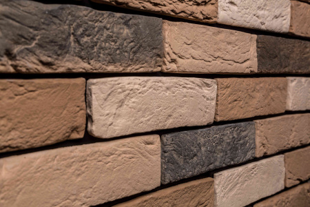 Женева — декоративный гипсовый камень для внутренней отделки, фактура Кирпич